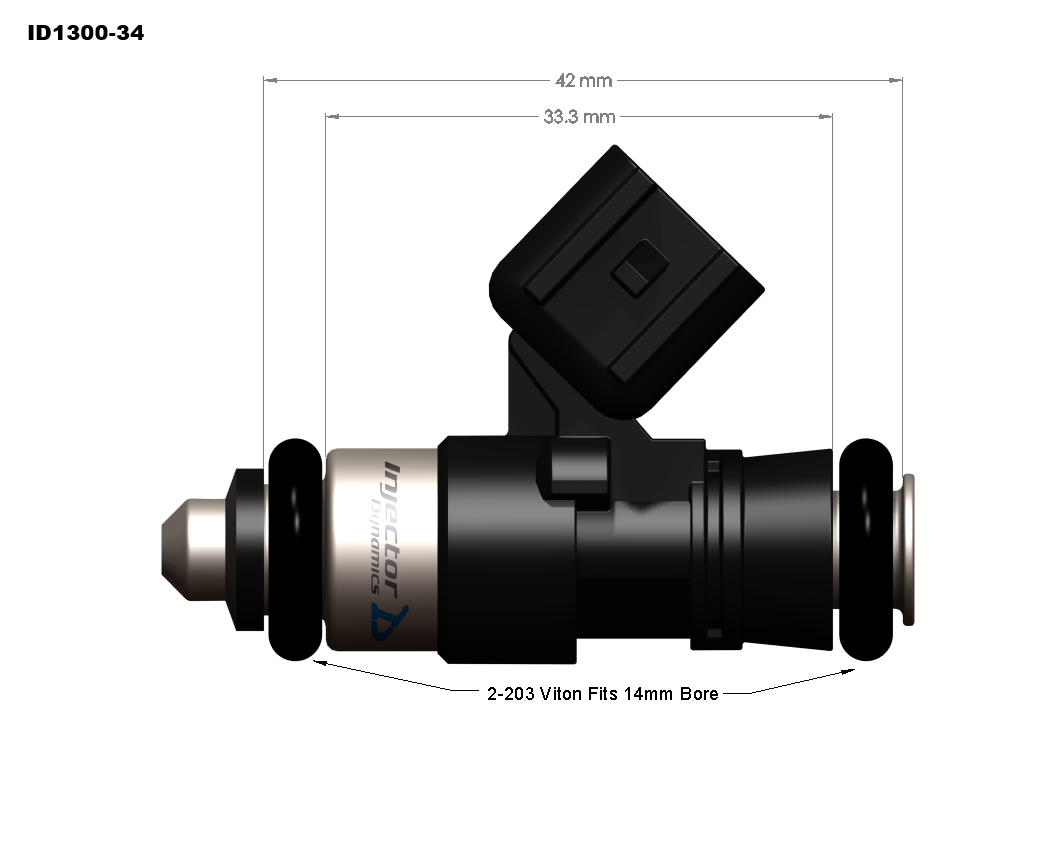 Injector Dynamics ID1300x-34-14 Port Injector